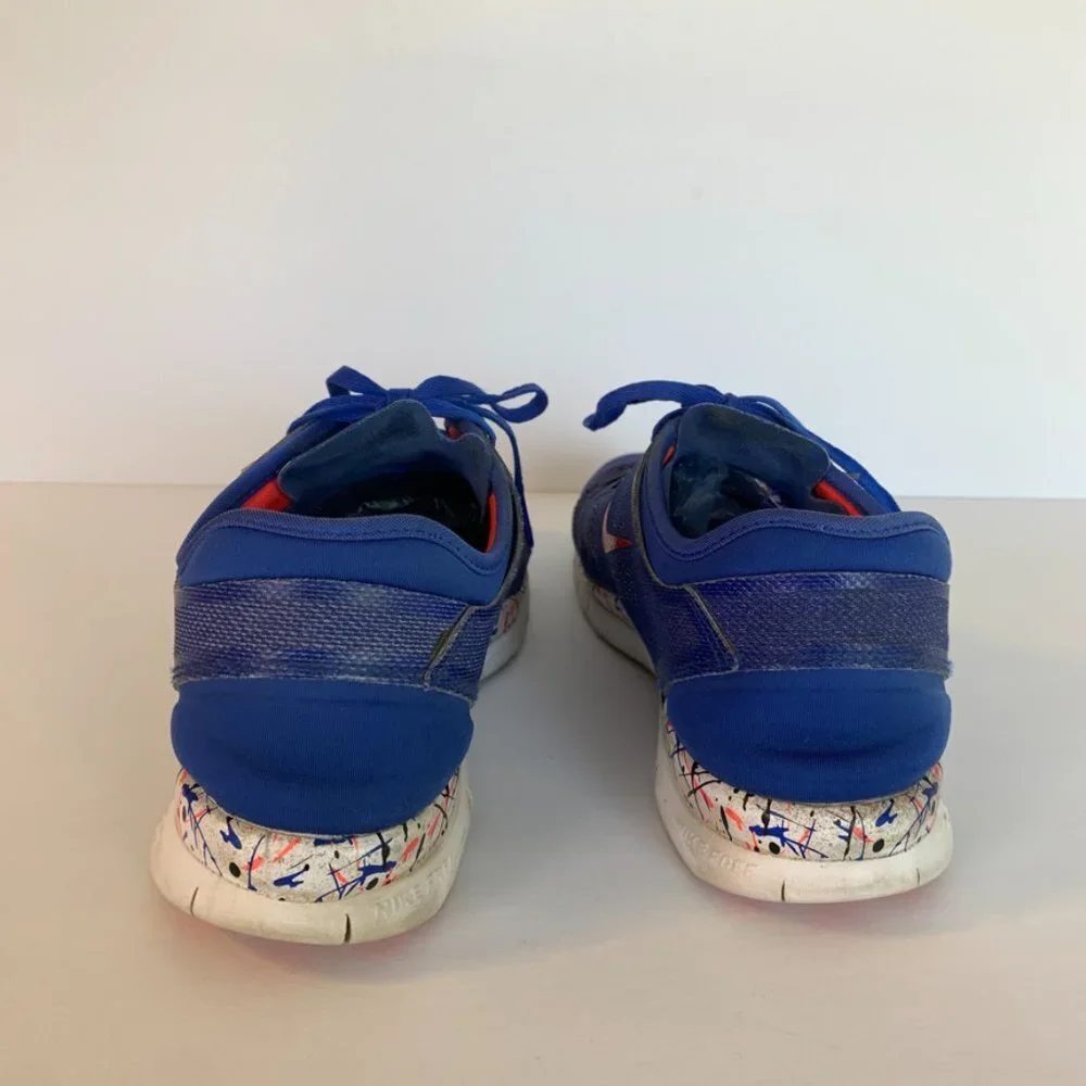 Nike Free 5.0 Blue & Crimson Training Shoe